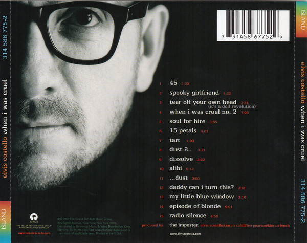 Elvis Costello  When I Was Cruel : Back